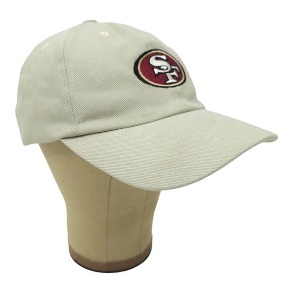 NFL San Francisco 49ers Football Adjustable Strapback Cap Baseball Hat Khaki - Picture 3 of 15